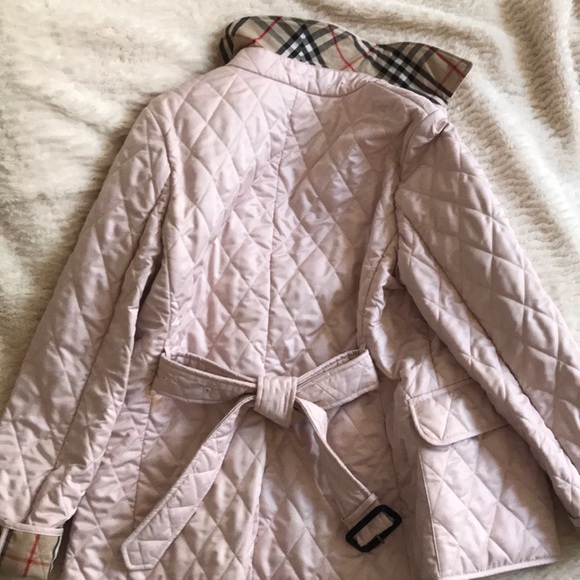 Burberry London Rose Quartz Quilted Fabric Jacket - Picture 5 of 8